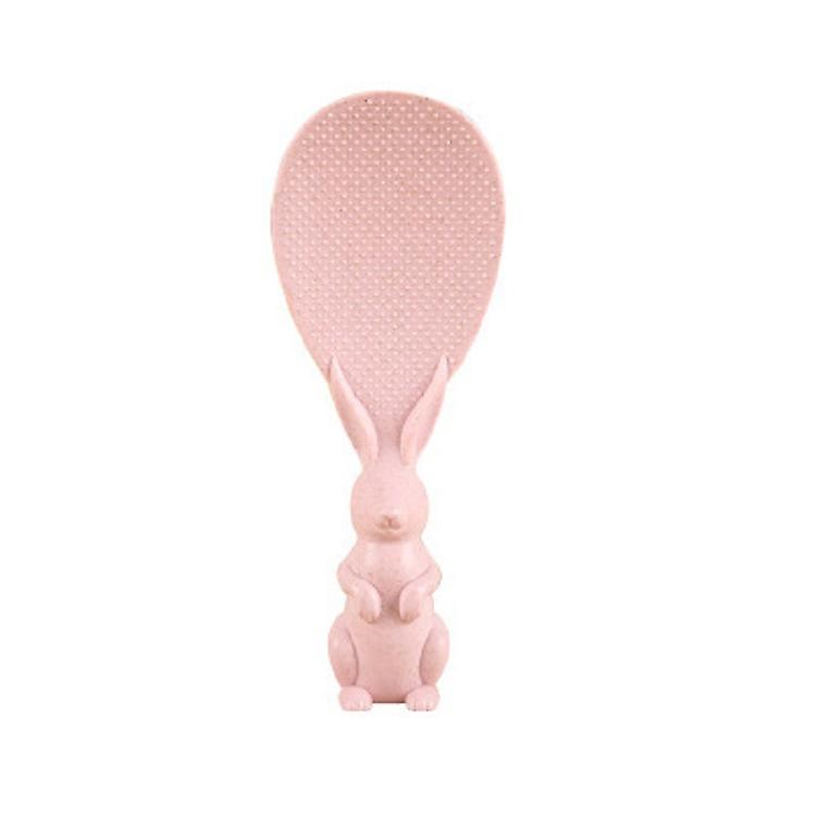 Antihaftbeschichteter, Hasenförmiger Reislöffel Für Kreatives Kochen Zu Hause – Rosa