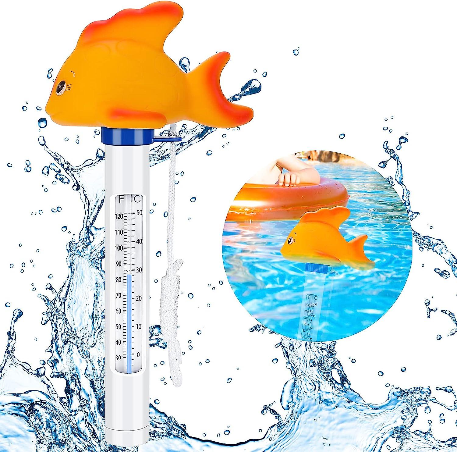 Niedliches, Goldfischförmiges Schwimmthermometer Für Spa, Badewanne, Whirlpool Und Fischteich