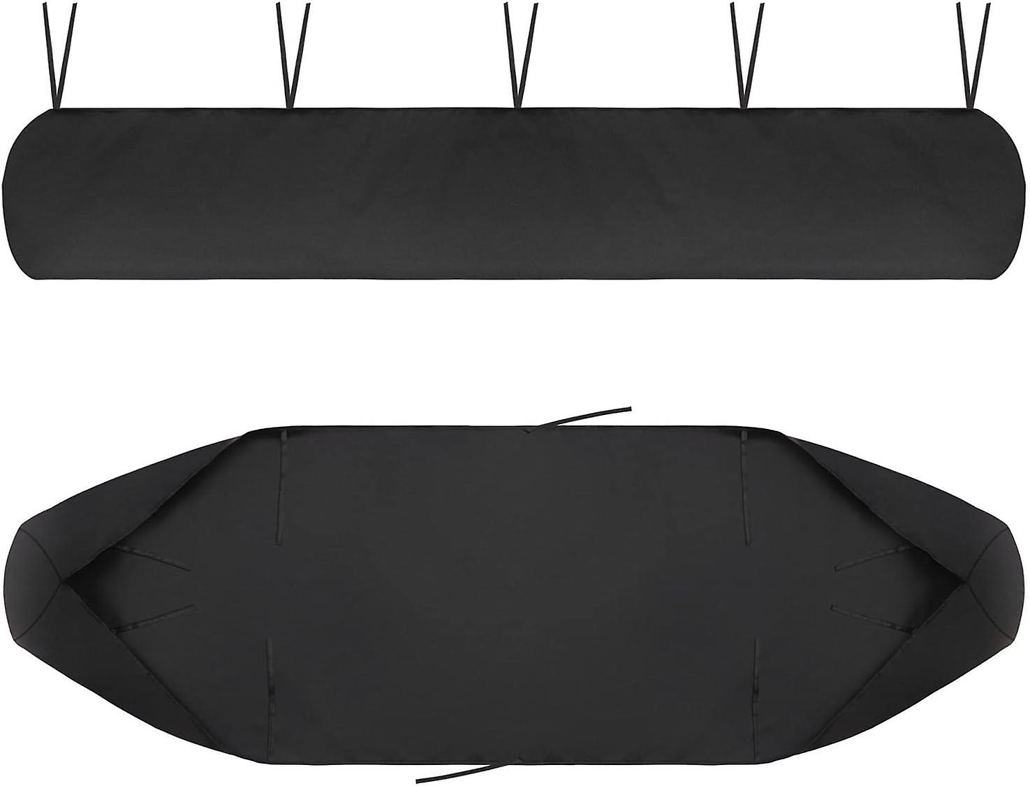 M Lange, Schwarze, Wasserdichte Abdeckung Für Gartenmarkisen Mit Uv-schutz Und Schneebeständigkeit - Ideal Zur Aufbewahrung Eines Gartenhäuschens.