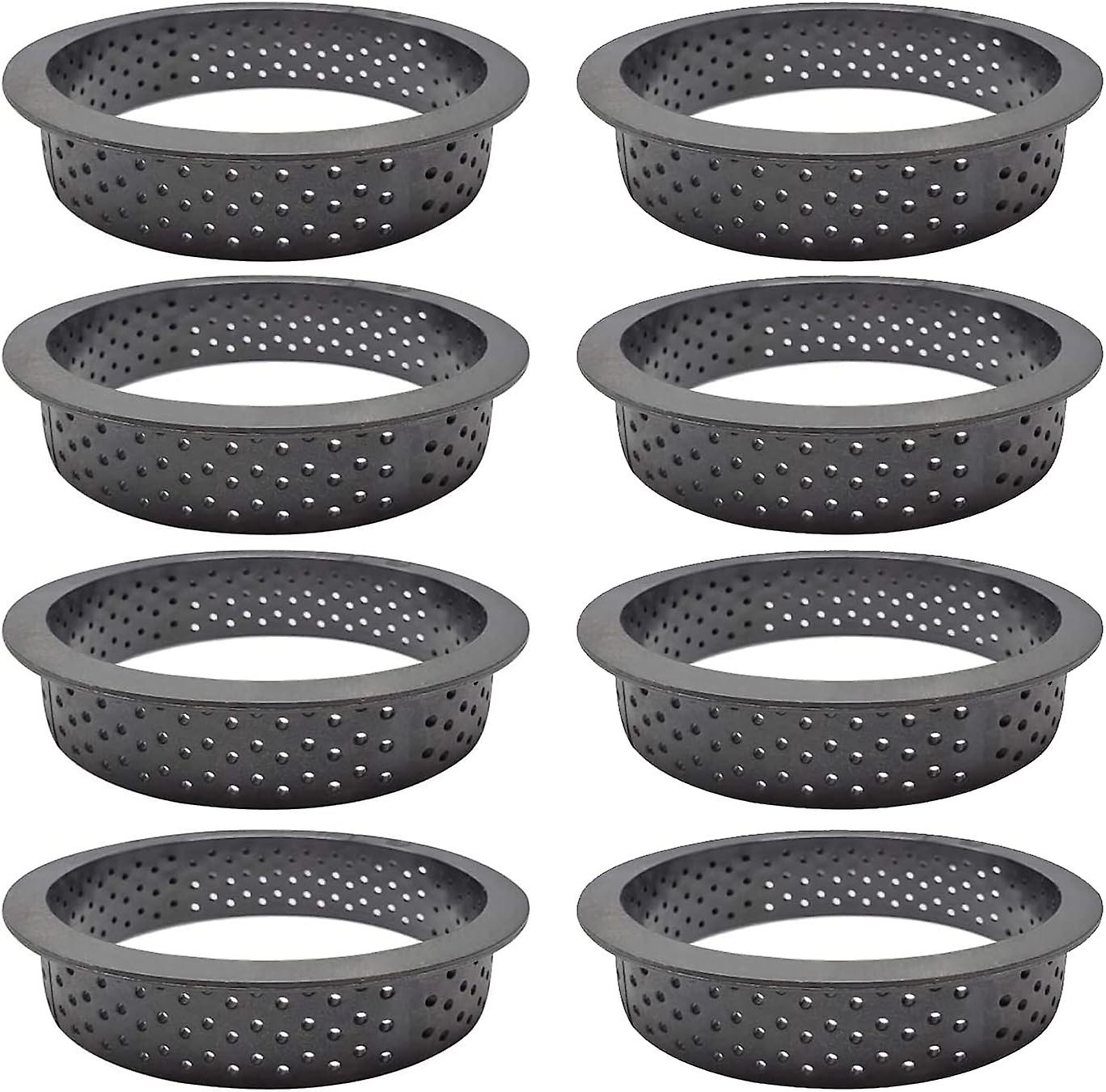 Set Mit 8 Schwarzen Mousse-törtchen