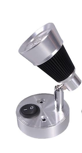 12v Led-leselampe Mit Schwarzem Schirm – Kaltweißes Licht Für Karten, Ideal Für Wohnmobil, Auto, Boot, Wohnwagen Und Zuhause.