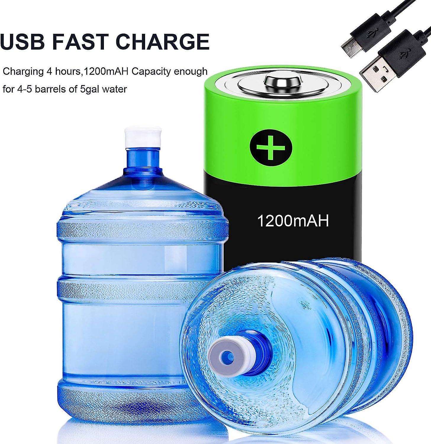 Automatischer 5-gallonen-wasserspender Mit Usb-ladefunktion – Schwarz