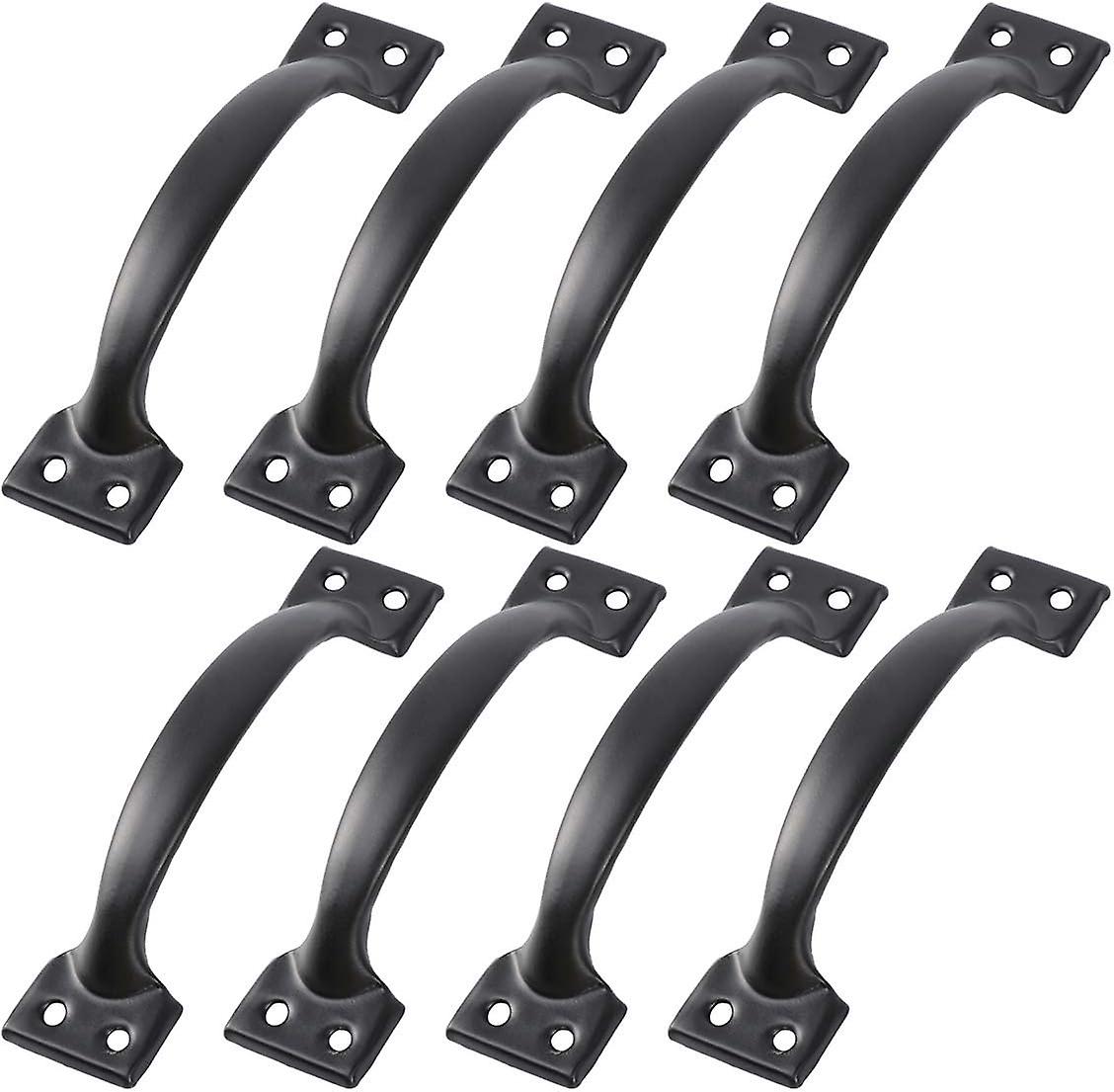 Vintage Schwarze Scheunentürgriffe Für Holzzäune, Küchenschränke Und Schubladen