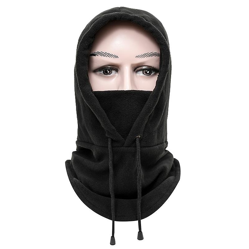 Winddichte Schutzmaske Für Outdoor-sportarten, Unisex, Weiche Und Warme Schwarze Sturmhaube.