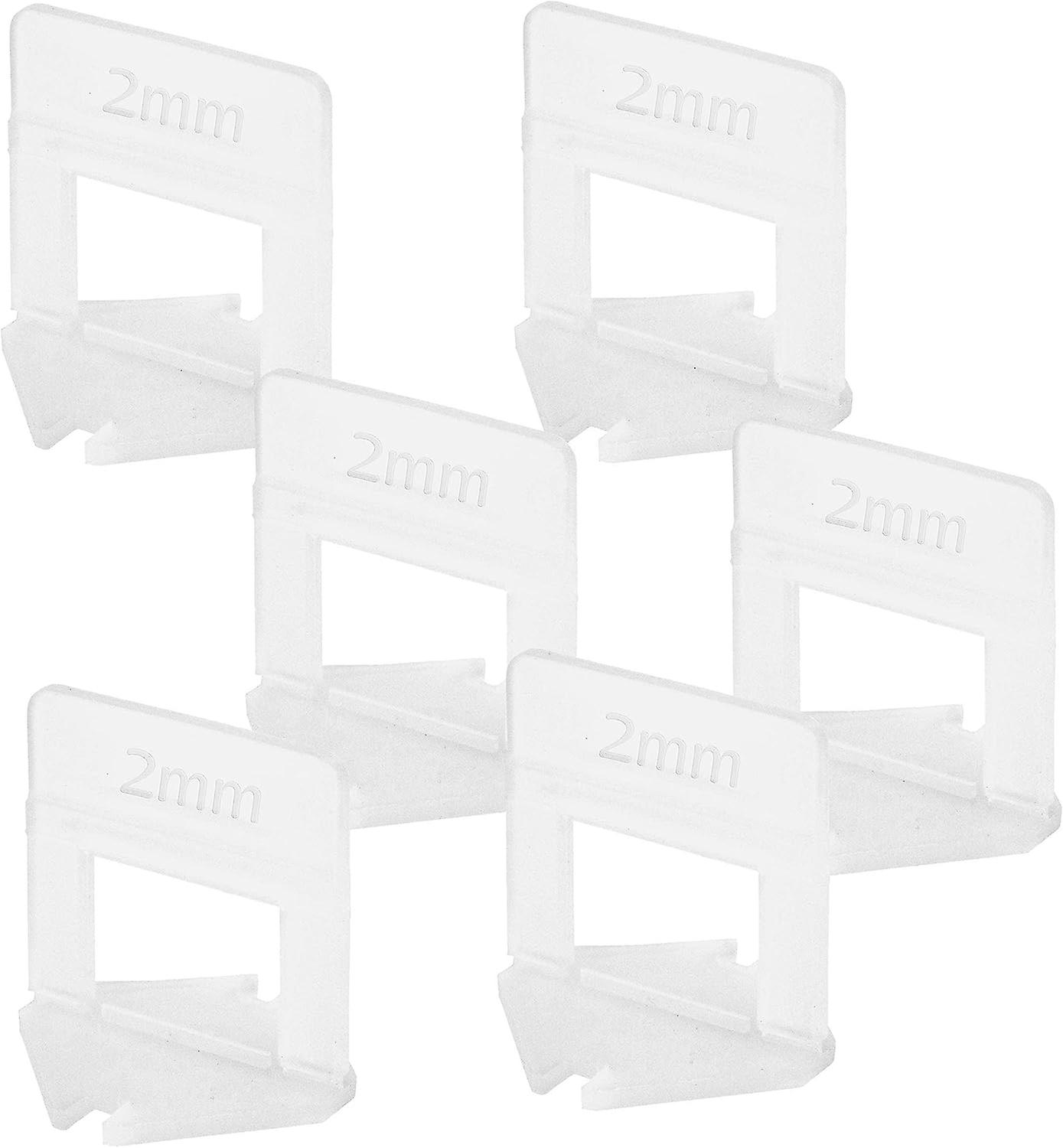 Packung Mit 100 Transparenten 2-mm-nivellierstreifen Für Die Fliesenverlegung