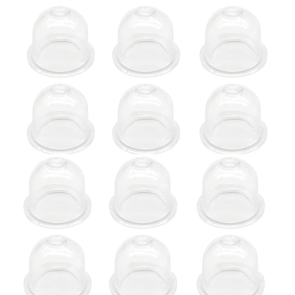 Packung Mit 12 Transparenten 18-mm-vergaserprimer-pumpen, Kompatibel Mit Freischneidern, Heckenscheren, Benzinsägen Und Ventilatoren.