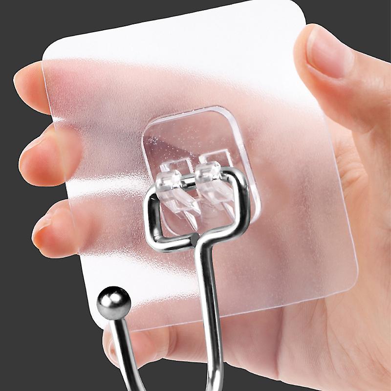 Extrem Starke Und Wasserfeste, Transparente Klebehaken – 16er-packung, Tragkraft Bis Zu 20 Kg, Ideal Für Schlafzimmer, Badezimmer Und Küche.