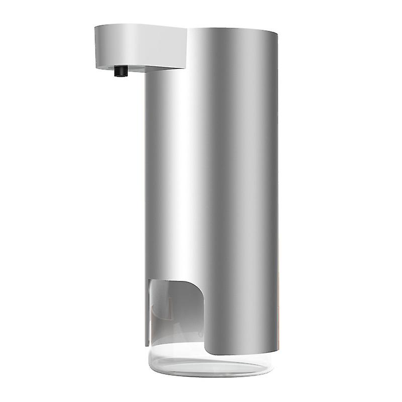Verstellbarer Schaumseifenspender Aus Aluminium Mit Induktionstechnologie Zum Händewaschen Und Für Mobiltelefone – Silber