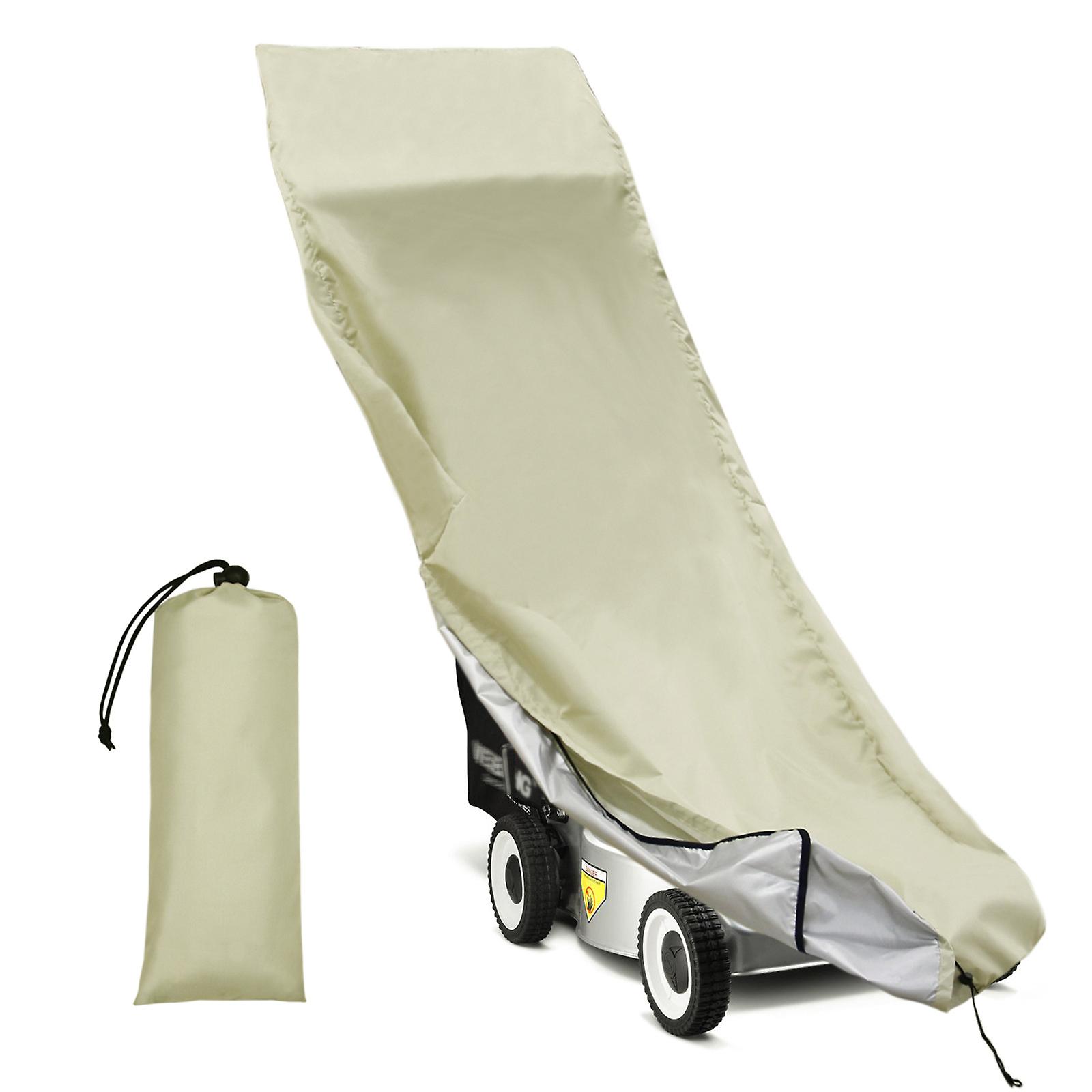 Rasenmäherabdeckung – Wasserdichter 210d-schutz, 193 X 112 X 63,5 Cm, Weiß