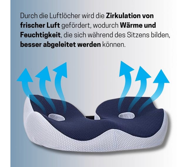 Medosan Sitzkissen Memory-Schaum