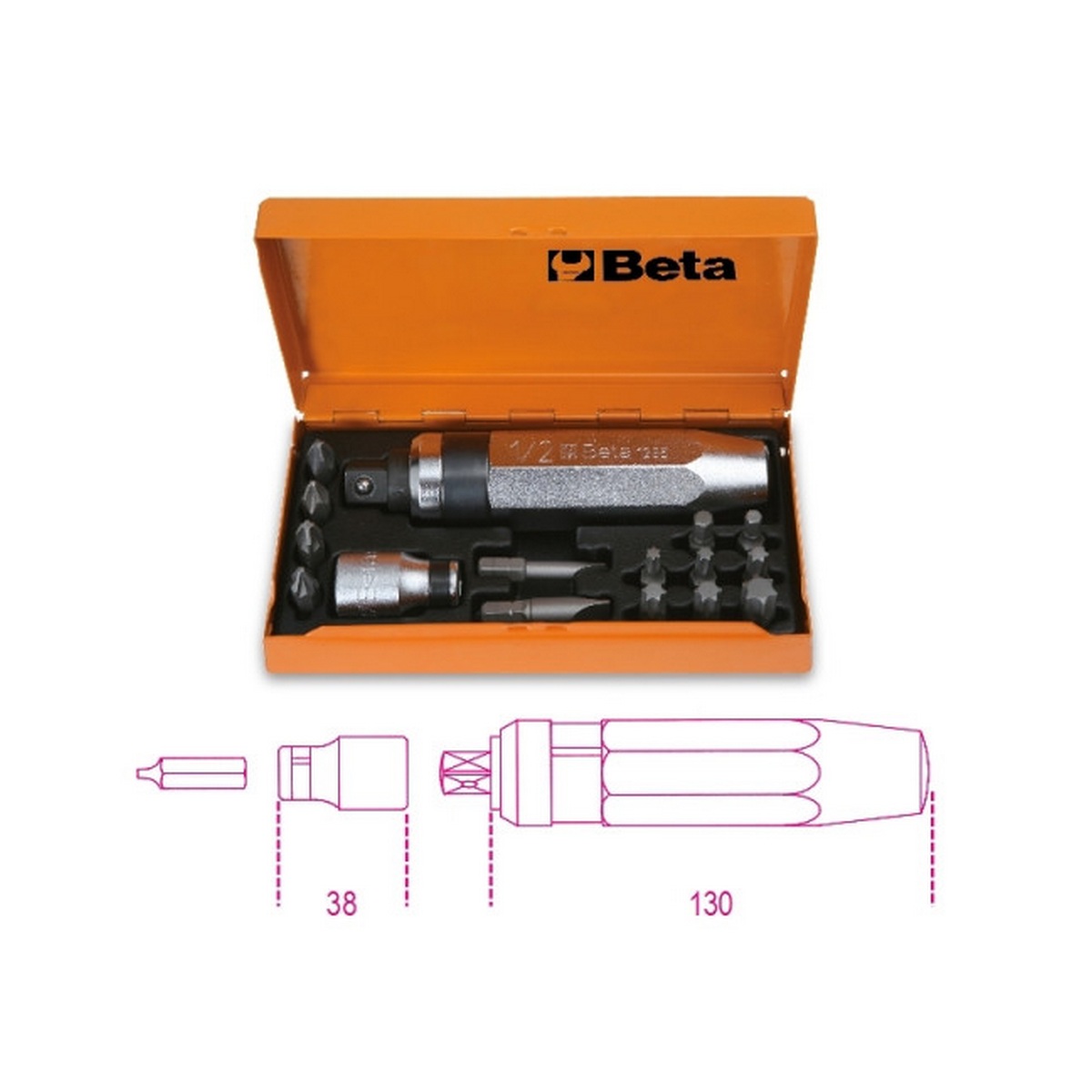 Schlagschrauber-set - Beta - 012950108