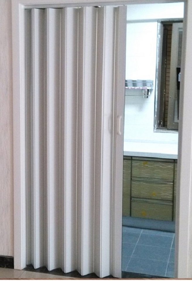 Casiloo® Falttür Falttür Kunststoff PVC Falttüre Schiebetür Nischentür Raumtrennung Bild 5