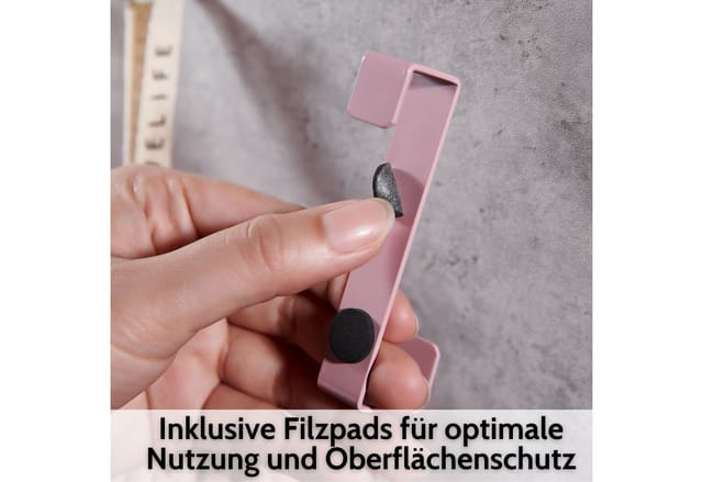DEKAZIA Türhaken Kinderzimmer bunt Türgarderobe Kinder Einhängehaken Kleiderhaken, Kinderzimmer, Garderobe, Badezimmer, Bad, Flur, Türen, Schubladen, (Tür Haken zum Einhängen Garderobenhaken, Türhänger Türaufhänger), Türhaken zum Einhängen Kinderzimmer, Handtuchhaken