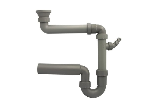 Haas Otto Siphon Adapter für IKEA®-Spülen-Ablauf-und Siphon 1 1/2" DN50