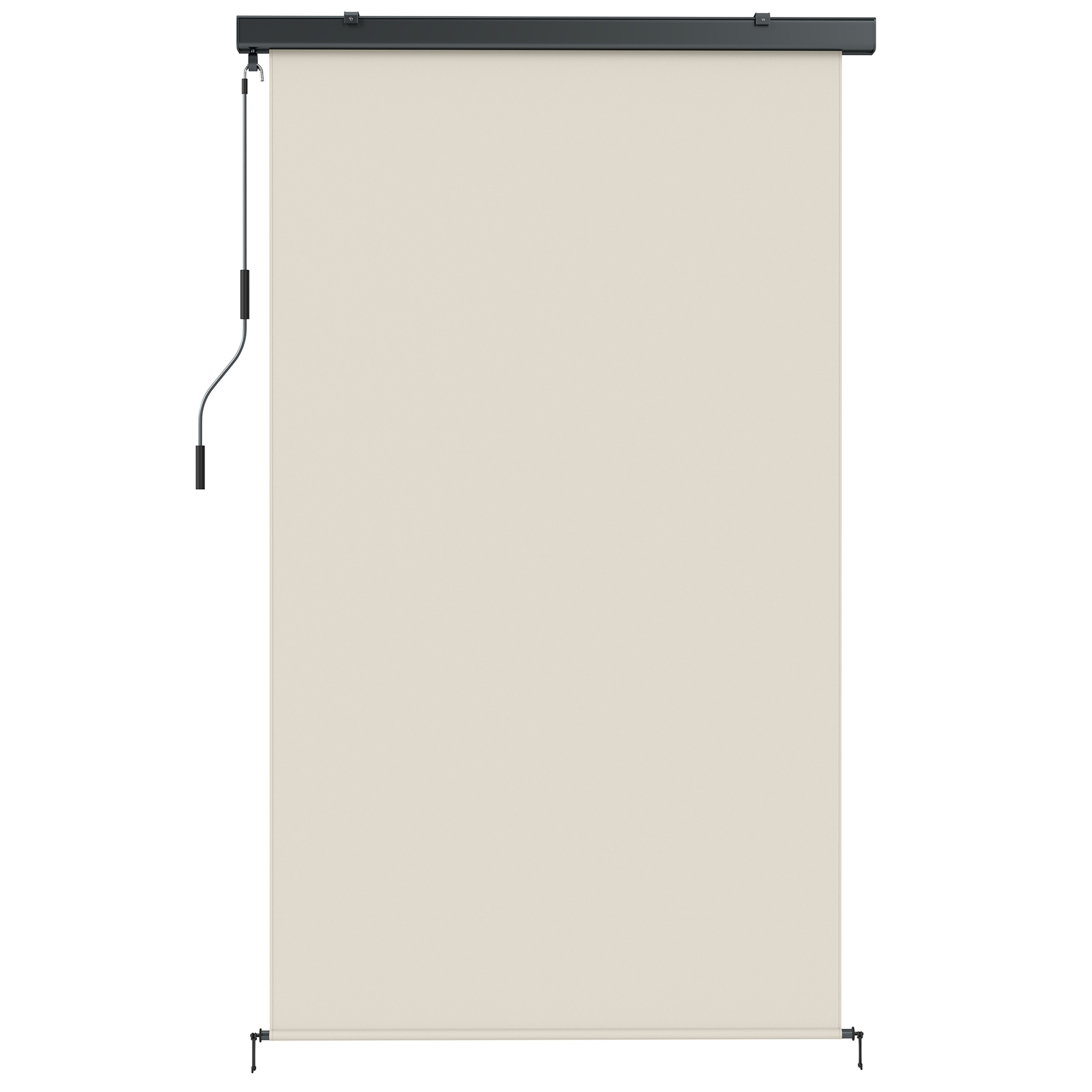 Markise Mit Kurbelantrieb 250 X 160 Cm, Uv-schutz Upf50+, Wasserfest 800 Mm, Alu-kassette & 38 Mm Alurohr, Wand- & Deckenmontage – Für Terrasse, Balkon & Patio