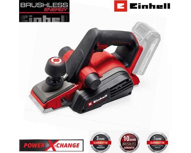Einhell Akku-Elektrohobel Professional 18V Akku-Handhobel TP-PL 18/3 Li BL - Solo