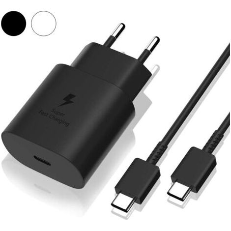 Sabir Samsung 25w Schnellladegerät, Usb Typ-c Anschlusskabel, Ultraschnelles Samsung Ladegerät Kompatibel Mit Samsung Galaxy S22 Plus/s22 Ultra/s21 Fe 5g/s21 Plus/s20 Fe/note 20 Ultra/a53/a52/a72/a13