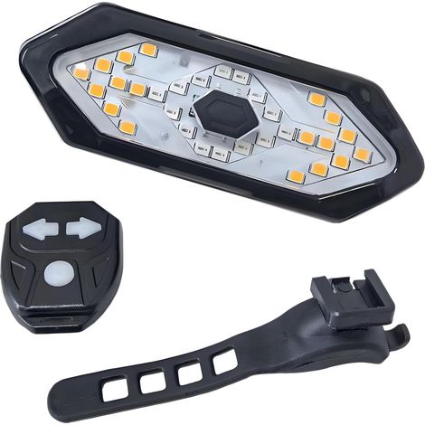 Fahrradrücklicht Mit Blinkern Und Fernbedienung – 5 Led-modi, Wasserdicht Nach Ipx4