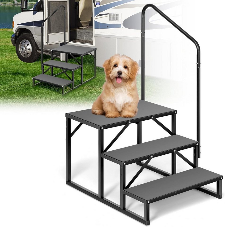 GarveeMore Treppenstufe RV Stufen, Schritte Mobile Home Leiter Tragbare Treppe Bild 2