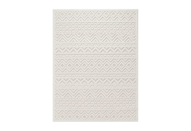 TT Home Teppich Diele, Esszimmer, Flur, Küche, Schlafzimmer, Wohnzimmer, Rechteckig, Höhe: 14 mm, In-& Outdoor Teppich Esszimmer Wetterfest Balkon Unifarben 3D Boho Ska