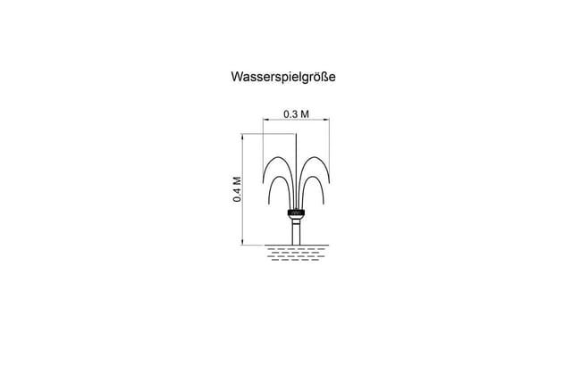 esotec Solarpumpe 8/400 Teichpumpenset LED+Akkuspeicher, 400l/h, 8Wp Solarmodul 101936 (Komplettset)