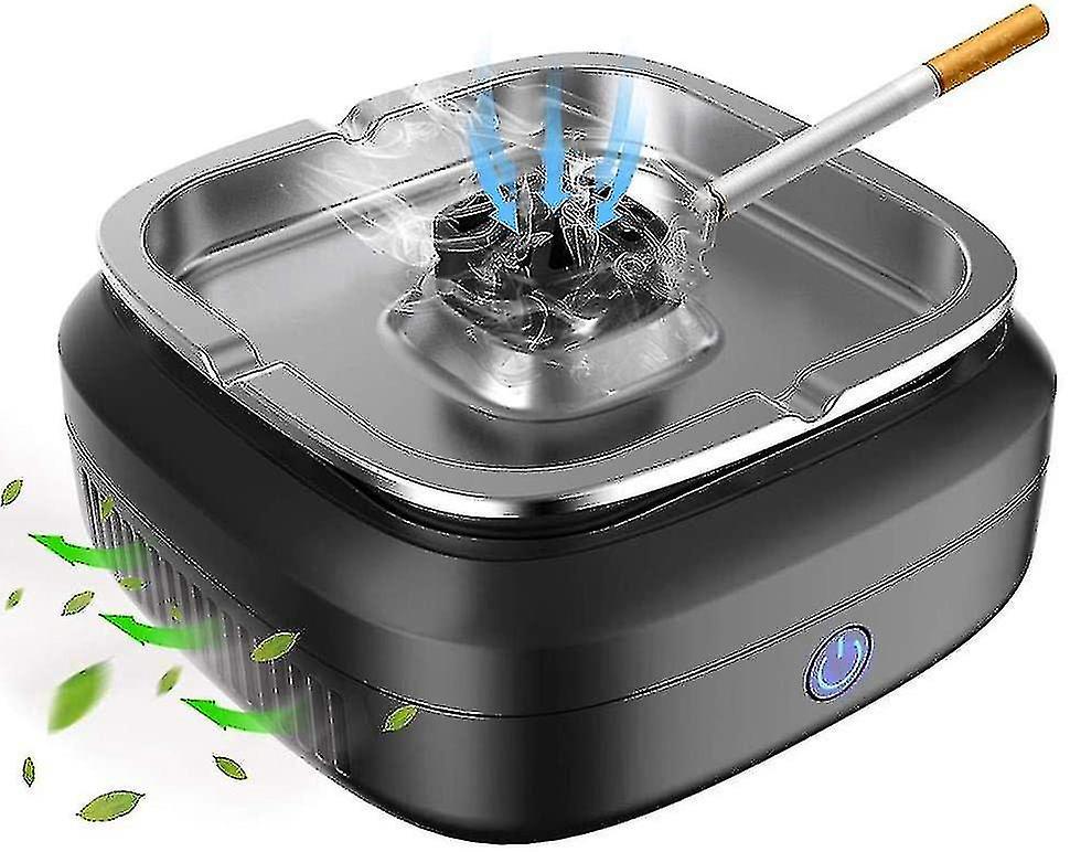 Elektrischer Luftreiniger Mit Integriertem Aschenbecher, 4000-mah-akku, 8 Millionen Negativen Ionen Für Rauchfreie Luft