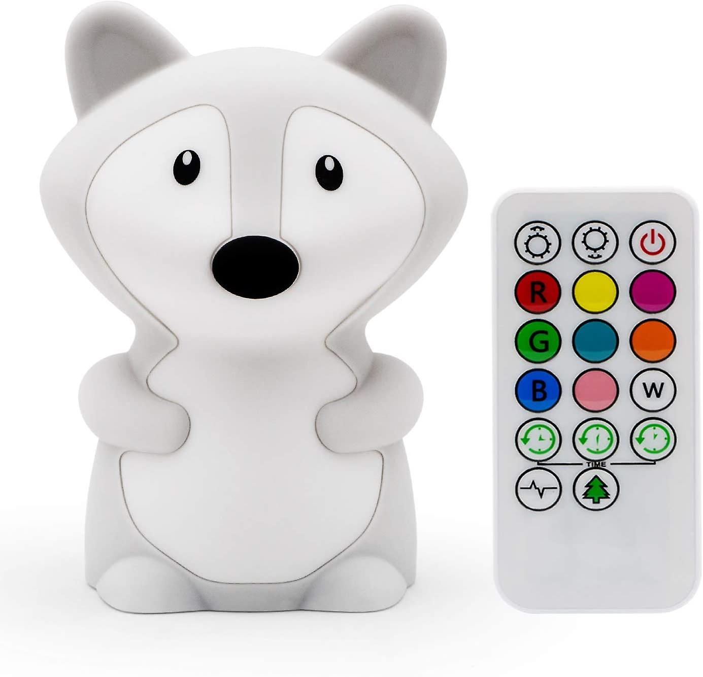 Nachttischlampe Für Kinder Mit Einstellbarer Helligkeit Und Farbe, Stoßfestem Design Und Augenschonendem, Weichem Led-licht, Ideal Für Baby- Und Kinderzimmer.