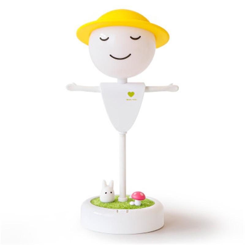 Led-nachtlicht Mit Einstellbarer Helligkeit, Touch-funktion Und Usb-anschluss – Ideal Für Kinder Und Freunde, Perfekt Als Nachttischlampe Oder Zur Dekoration Einer Vogelscheuche.