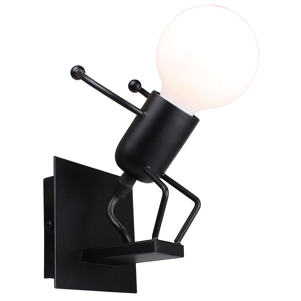 Vintage-wandleuchte Aus Metall Mit E27-fassung Für Den Innenbereich, Geeignet Für Wohnzimmer, Schlafzimmer, Flur, Treppenhaus, Korridor – Moderne Wandlampe