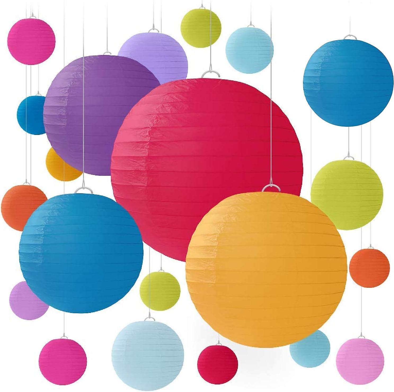 Set Mit 20 Lampenschirmen In Verschiedenen Farben, 10 Cm (4 Zoll)