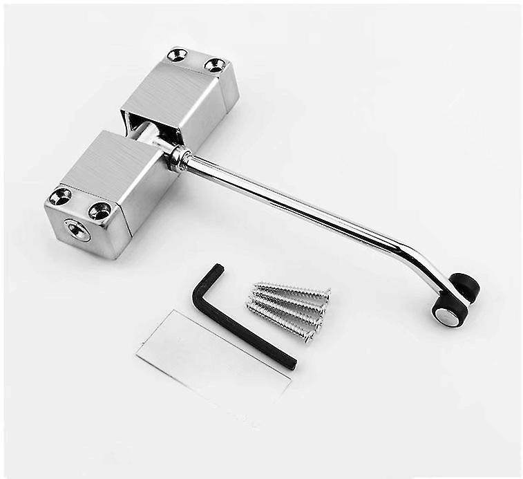 Verstellbarer, Federbelasteter Türschließer Aus Aluminiumlegierung, Zur Aufputzmontage, Mit Automatischem Schließmechanismus – Tragkraft Bis Zu 20 Kg