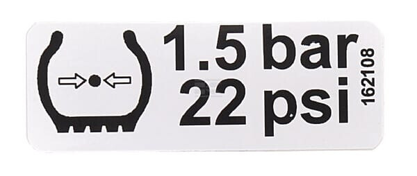 Aufkleber "3,0 Bar" Fella Fella 162108