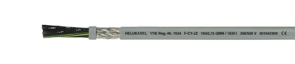 Pvc Flex Kabel 4x6mm Schirm Helukabel Flexcyjz46