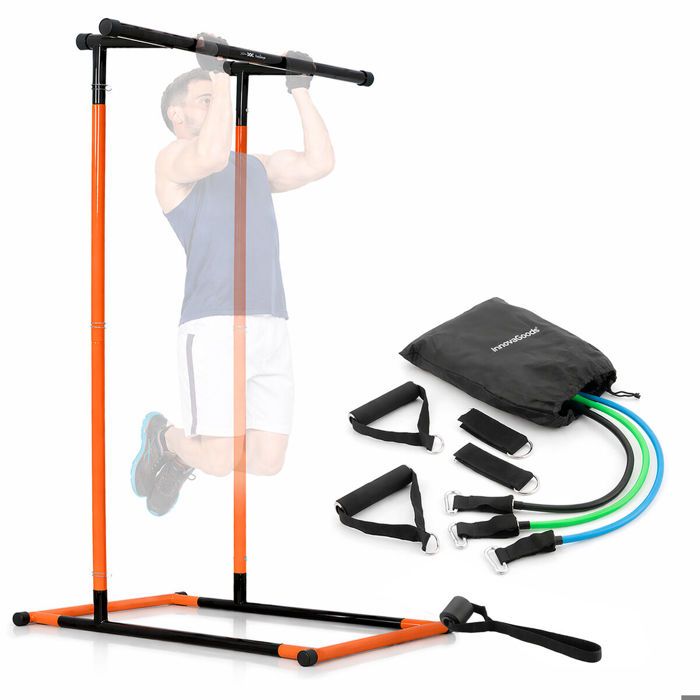 Fitness-traktionsstation Und Set Mit Widerstandsbändern Inklusive Zubehör Und Anleitung Innovagoods Zugstange Für Traktion