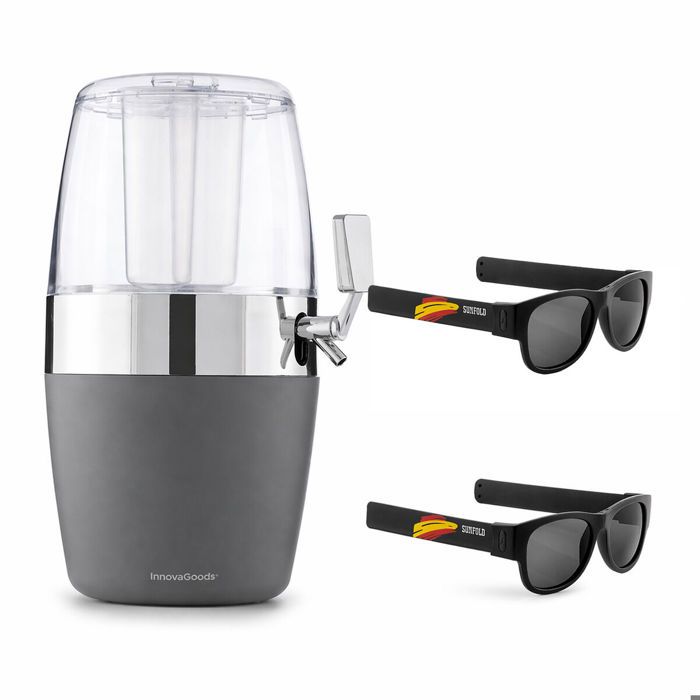 Getränkekühler-verteiler Innovagoods Und 2 Sonnenbrillen Sunfold Spain Black Biermaschine - Bierzapfgerät