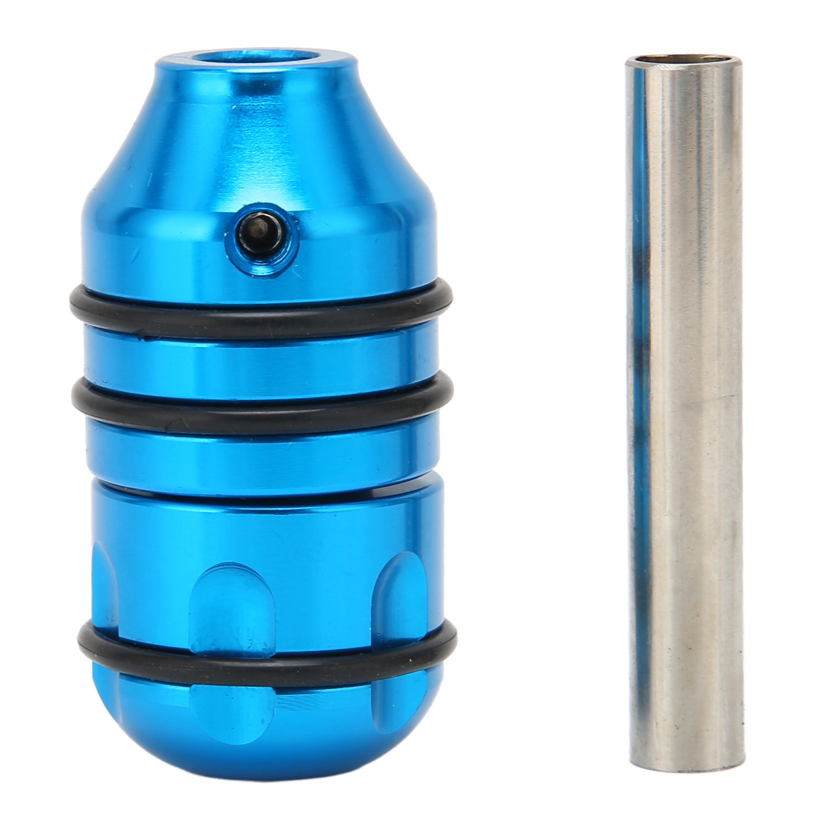 24-mm-tattoo-griff Mit Selbstverriegelung Aus Blau Eloxierter Aluminiumlegierung – Zubehör Für Tattoomaschinen