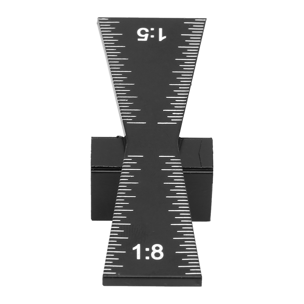 Schwalbenschwanzlehre Aus Aluminiumlegierung Zum Markieren Und Für Holzmontagen (übersetzungsverhältnis 1:5 Und 1:8)