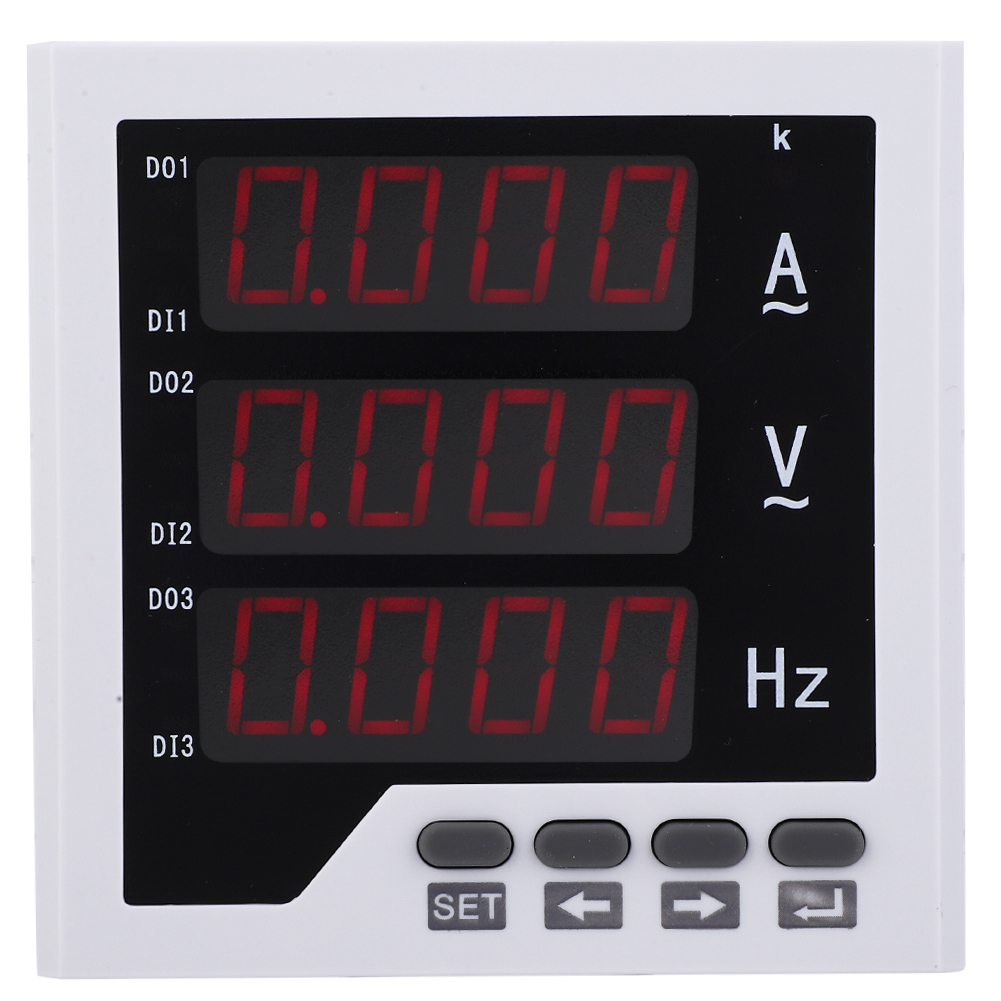 Einphasen-kombizähler Ddm-avf96 Für Spannung, Strom Und Frequenz 220 V Ac