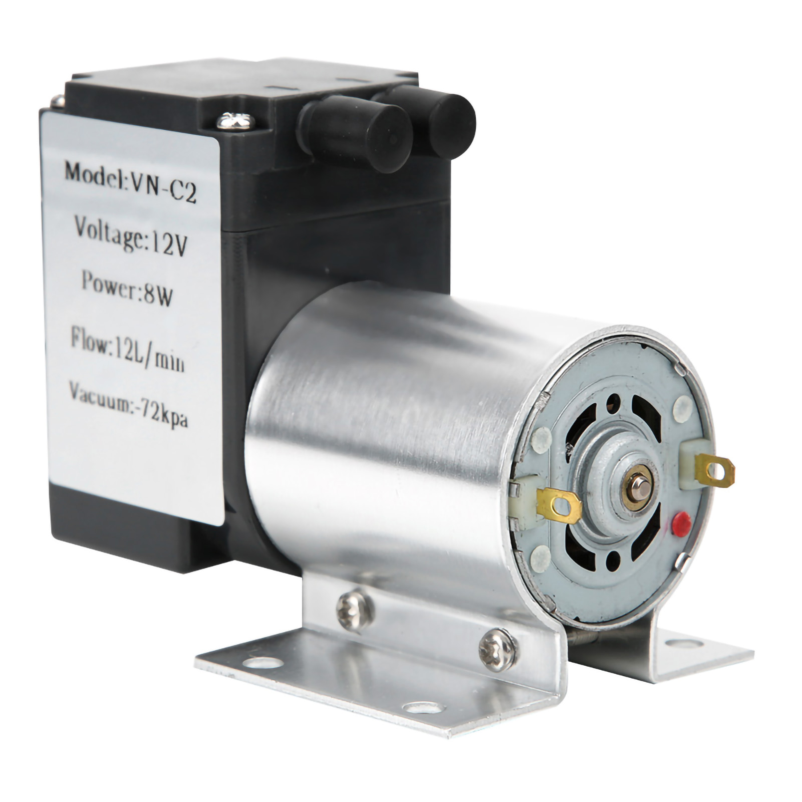 Hochleistungs-vakuumpumpe -72 Kpa 8 W 12 L/min, Halterung Im Lieferumfang Enthalten (12 V Gleichstromversorgung)
