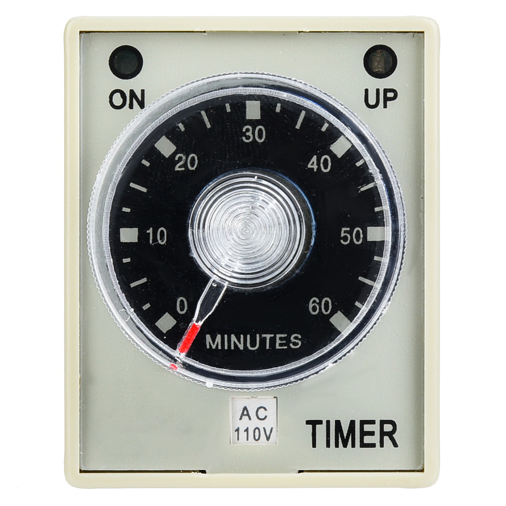 Ah3-3 Elektronisches Zeitrelais, Einstellbare Verzögerung 60 Min., 8 Pins, 110 V Wechselstrom