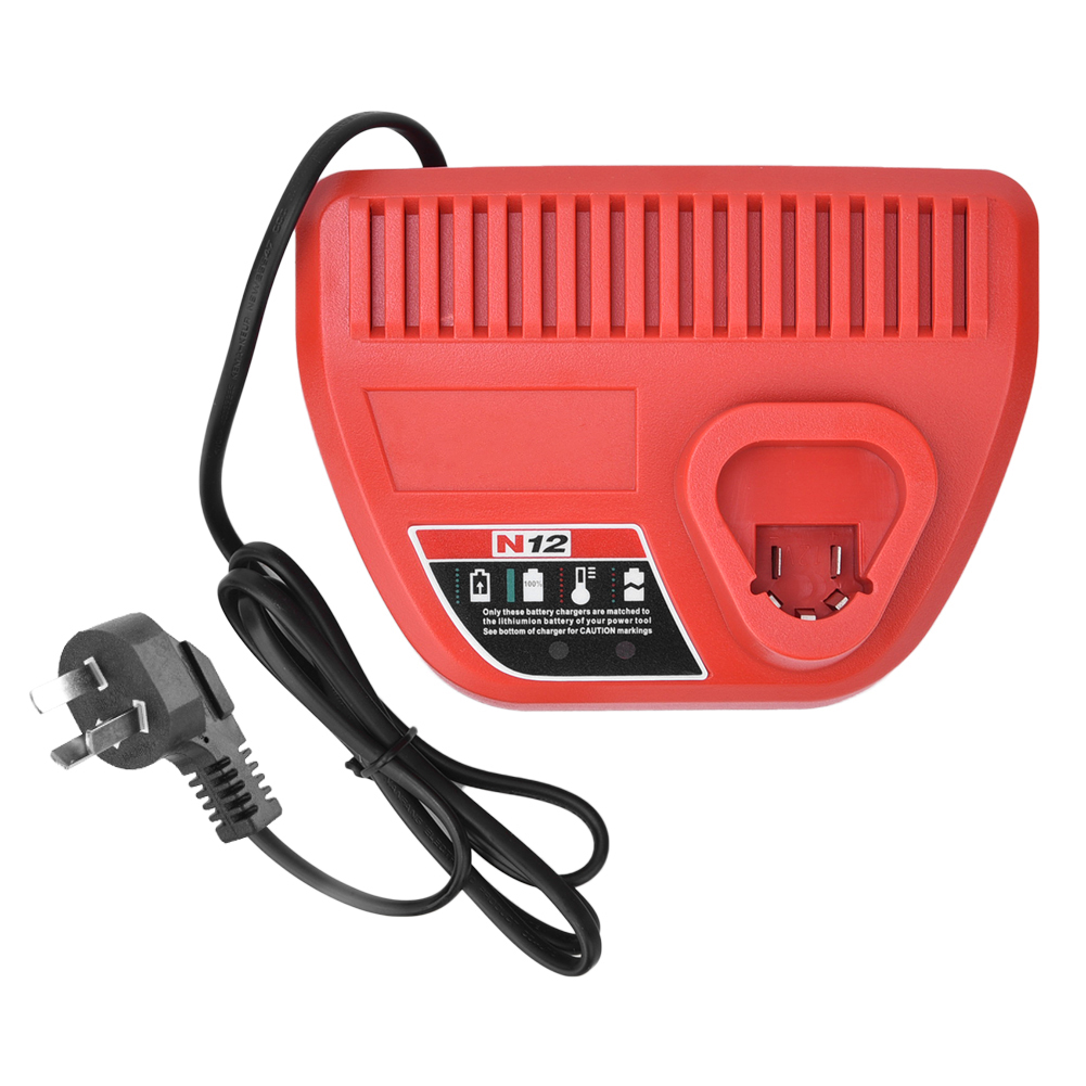 10,8v/12v Lithium-batterieladegerät Für M12- Und N12-batterien, Kompatibel Mit Den Modellen 48-11-2401/2402au, 220v Eu-stecker.