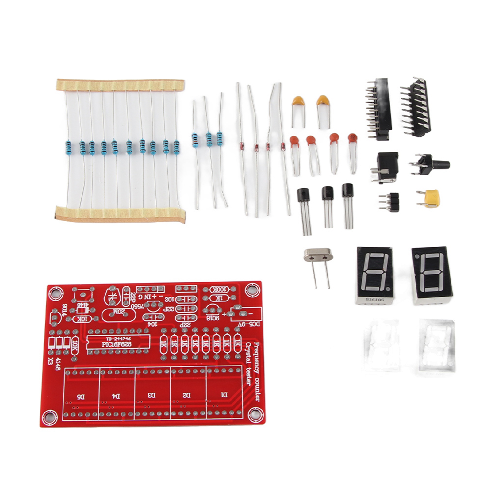 Quarz-oszillator-tester-kit (1 Hz–50 Mhz) Mit 5-stelliger Roter Digitalanzeige Für Heimwerker