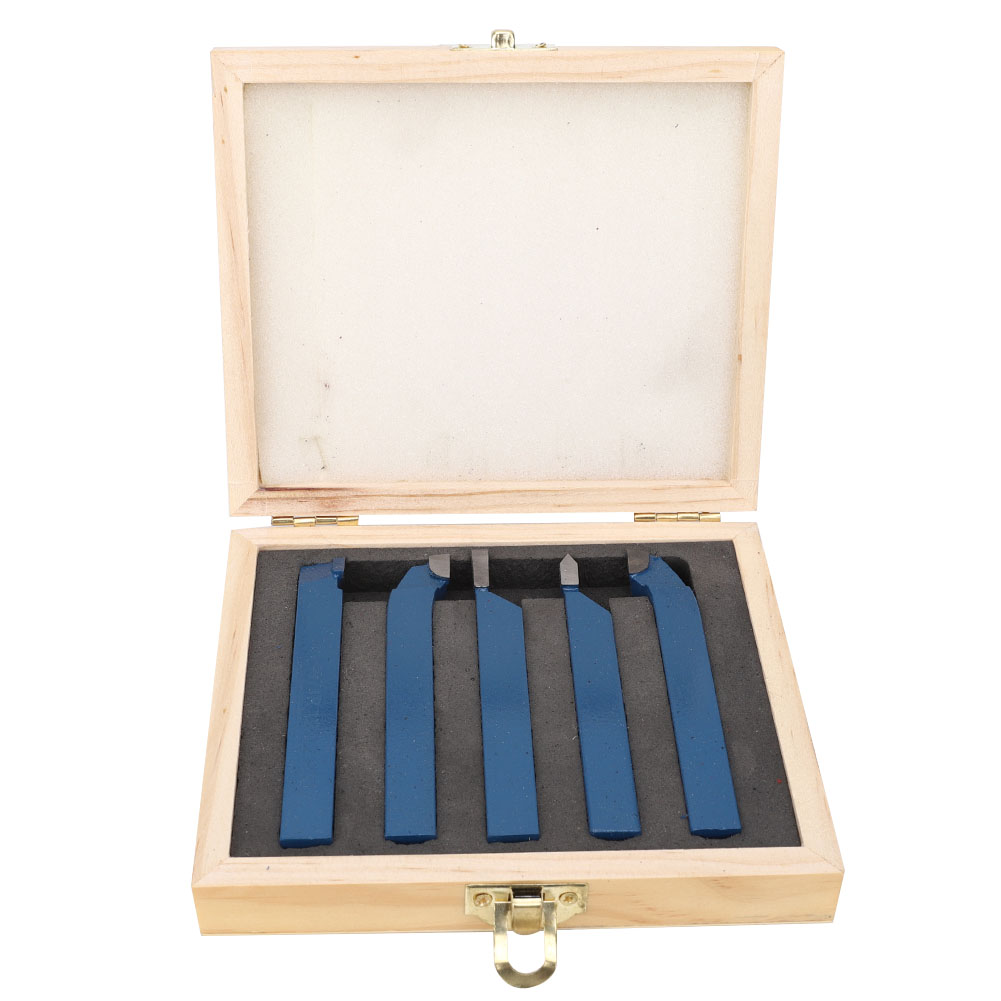 5-teiliger Satz Gelöteter Hartmetall-drehmeißel, 8x8mm Werkzeugmaschinen-set