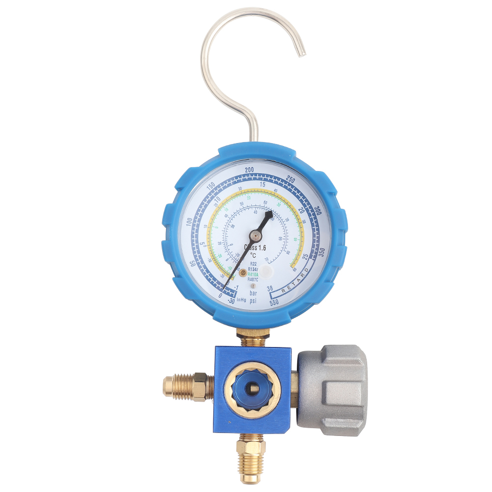 Manometer Für Klimaanlagen Mit Sichtfenster Für Niederdruck - G1/4 Kältetechnik-werkzeug