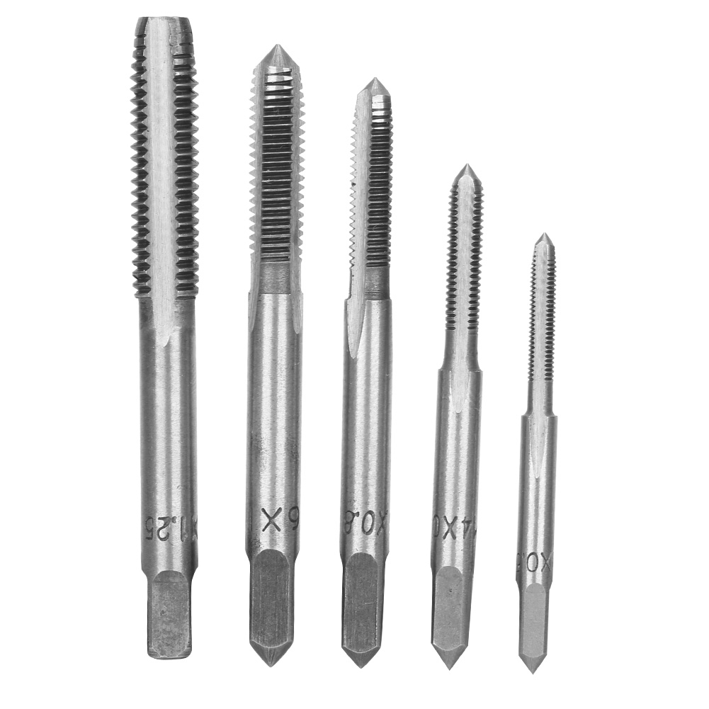 Satz Mit 5 Manuellen Gewindebohrern M3, M4, M5, M6, M8 Aus Hss – Gewindewerkzeug