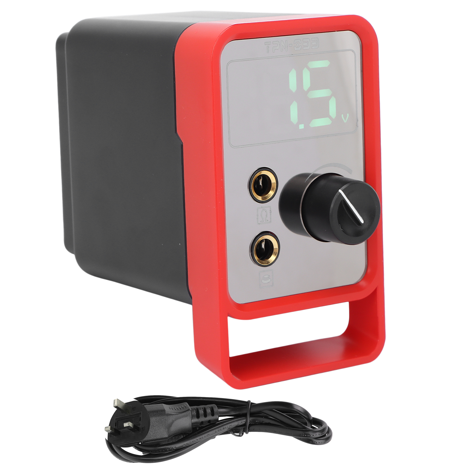Vertikales Tattoo-netzteil Mit Led-anzeige, 100–240-v-spannungsregler, Uk-stecker