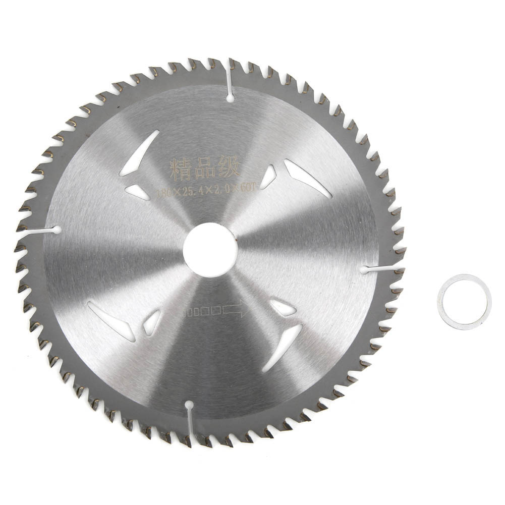 60-zahn-hartmetall-sägeblatt Für Holz, Winkelschleiferzubehör 180 X 25,4 X 2,0 Mm, Professionelles Schneidwerkzeug