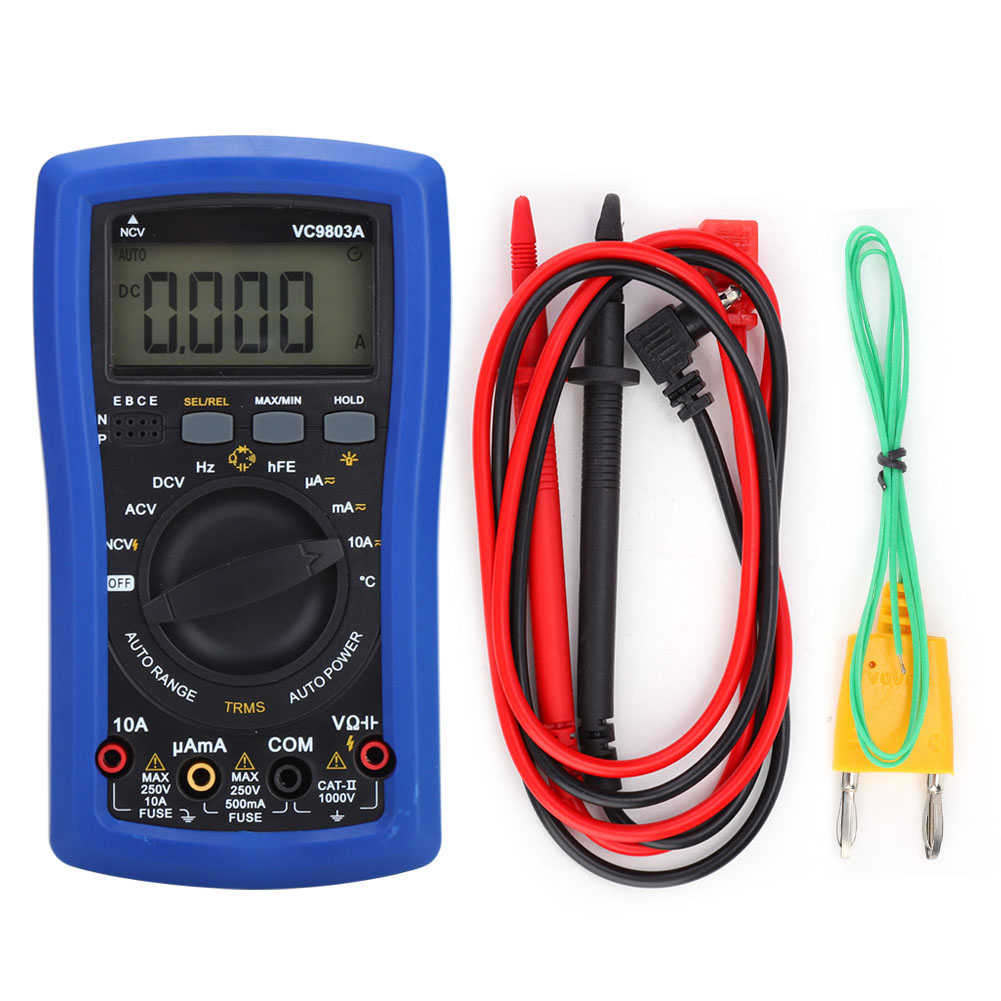 Vc9803a Digitalmultimeter Ac/dc-spannungs- Und Strom-rms-automatiktester