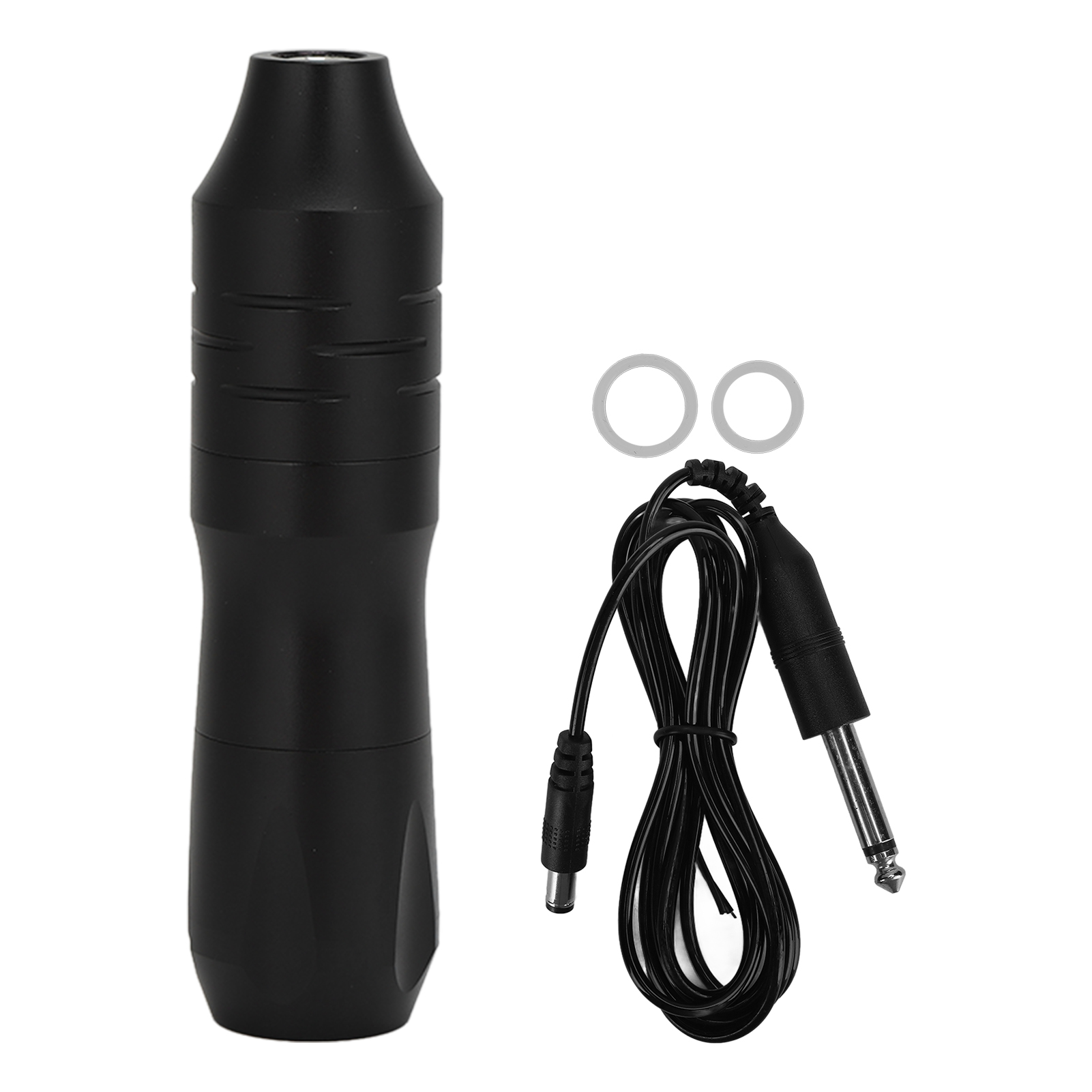 Kabelloser Rotations-tattoo-stift, Aluminiumrahmen, Kartuschen-tattoo-maschine, Nadelpistole, Dc-anschluss, Schwarz