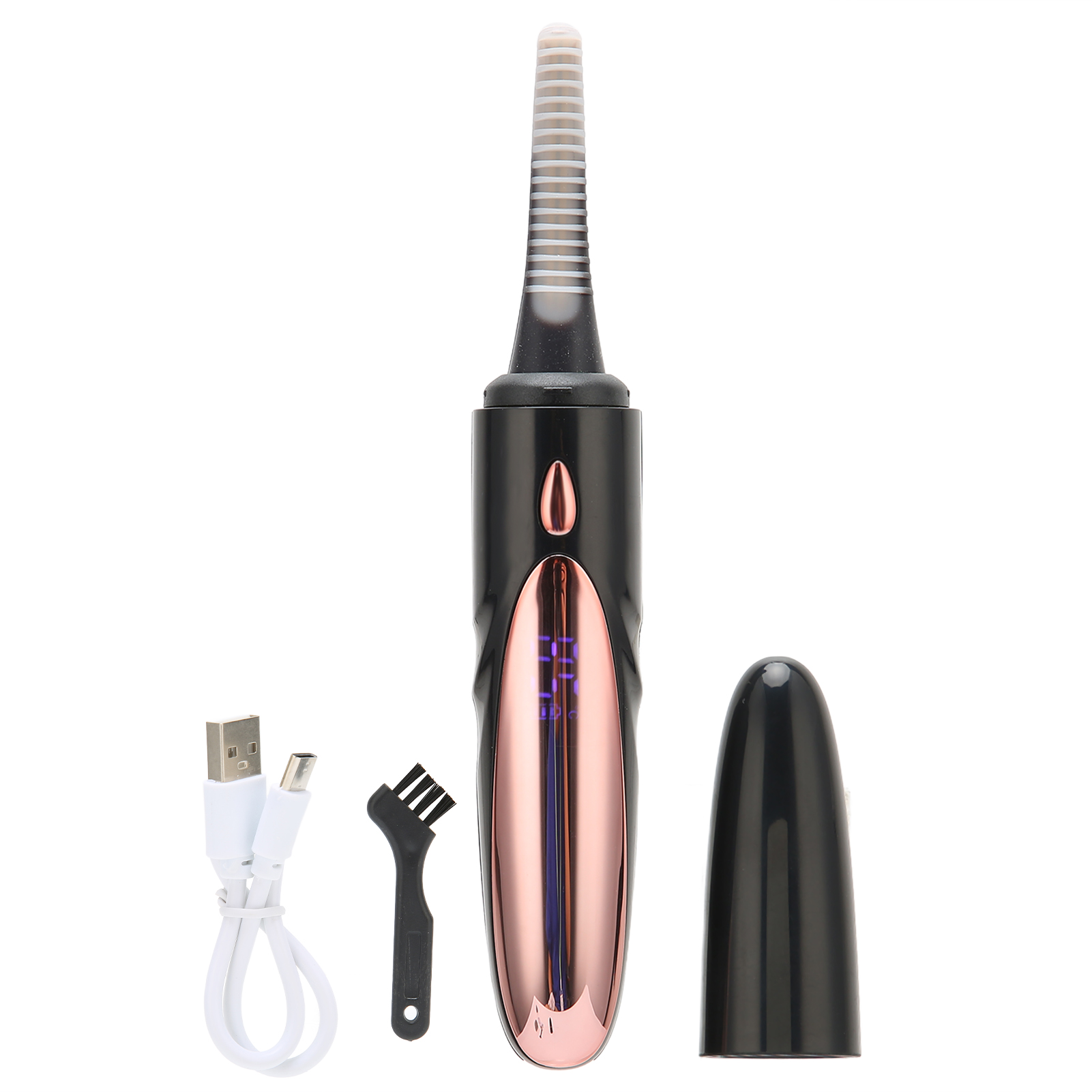 Wiederaufladbare, Beheizbare Wimpernzange Mit Usb-anschluss, 4 Geschwindigkeitsstufen, Schneller Aufheizzeit Und Langanhaltender Wirkung
